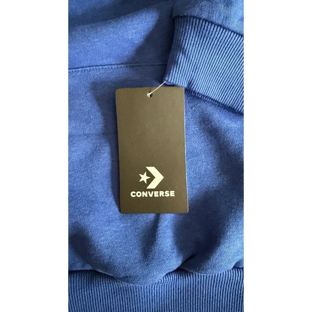 NEW Boy's Converse Ultimate Essentials Youth Hoodie Converse Blue Sz L NWT